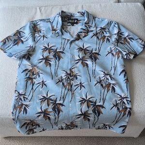 Banana Republic Light Blue Cabana Shirt